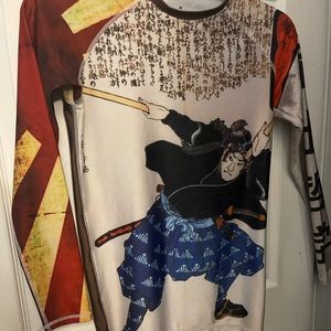 MIYAMOTO MUSASHI SAMURAI JAPANESE RASH GUARD SHIRT